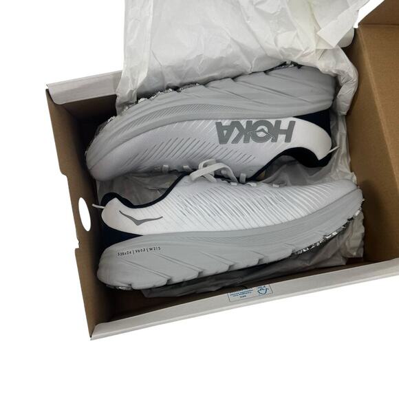 Hoka Men's Rincon 3 Mesh Upper Athletic Sneaker Nimbus Cloud Steel Wool 7.5D NWB - Picture 9 of 13